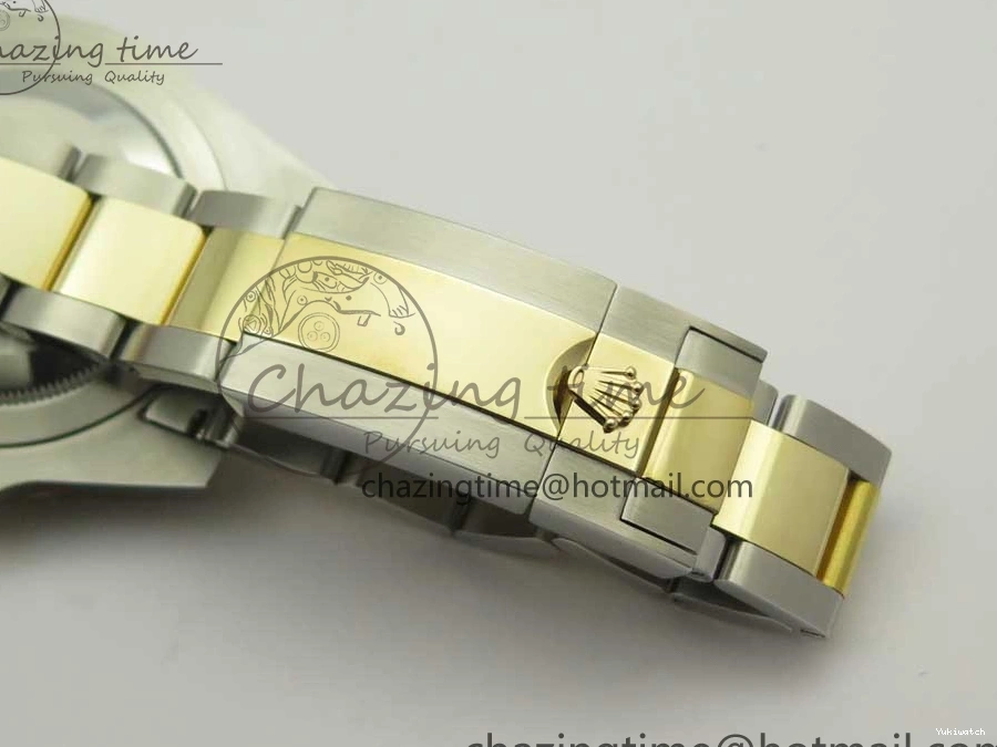 Edition GMT-Master II (Correct 1:1 Best 904L Hand Noob A3187 116713 Stack) LN YG Wrapped Steel Black Ceramic Thick 0209